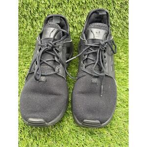 Adidas Originals X PLR Triple Black Sneakers Size 4Y